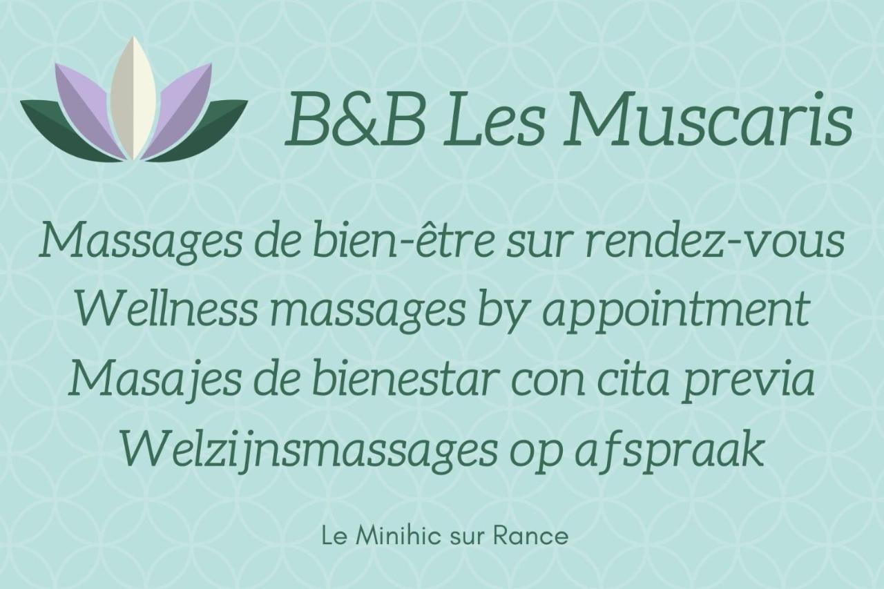 Les Muscaris Bed & Breakfast Le Minihic-sur-Rance Exterior photo